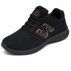 SVAAR Summer Combo (Sports Shoes, Casual Shoes, Floater Sandals) (IND - 6 (EU 40)) Black