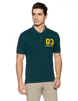 Amazon Brand - Symbol Men's Plain Regular Fit Polo (SS18PLK189A_Moss Green_L)