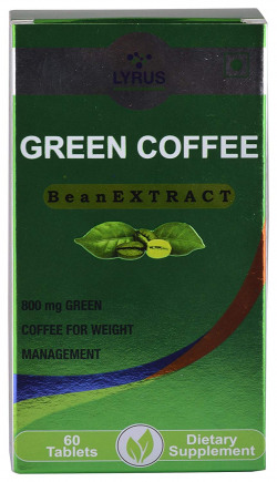  Lyrus Green Coffee Bean Extract for Weight Management 800 mg - 60 Tablets