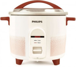 Philips HL1665/00 Electric Rice Cooker(1.8 L, White, Red)