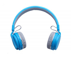 Alpino Wave - Wireless-2 Bluetooth Headset with Mic (Blue, On The Ear)
