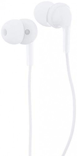 AmazonBasics in-Ear Headphones with Mic - White