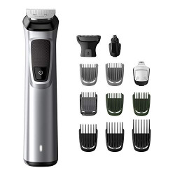Philips MG7715/15 13-in -1 Face, Hair and Body Multigroomer Trimmer (Gray)
