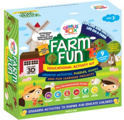 Genius Box Learning and Educational Toys for Children: Farm Fun Activity Kit / Educational Kit / Learning Toy / STEM(Multicolor)