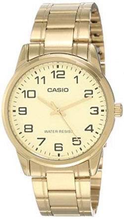 Casio Enticer Men's Analog Gold Dial Men's Watch - MTP-V001G-9BUDF (A1083)