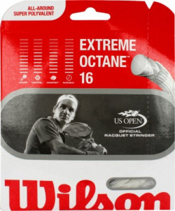 Wilson Extreme Octane 16 1.30 mm Tennis String - 12.2 m(White)