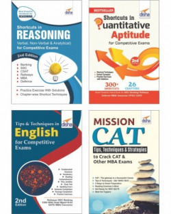 Master Package of Shortcuts & Tips in Quantitative Aptitude, Reasoning & English for CAT & Other MBA Exams(English, Paperback, Disha Experts)