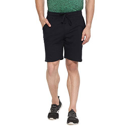 CHKOKKO Men Gym Workout Casual Cotton Bermuda Shorts with Pocket
