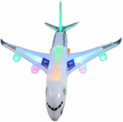 Tiny's World Air Bus A380 Aeroplane Battery Operated, Airplane Toy with Beautiful Attractive Flashing Lights and Sounds(Multicolor)