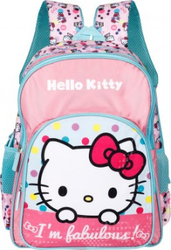 Hello Kitty Pre-School Hello Kitty & 36cm Nursery (LKG/UKG/1st std) School Bag(Blue, 14 inch)