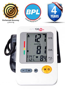 BPL Medical Technologies Automatic Blood Pressure Monitor BPL120/80 B1 - (White)