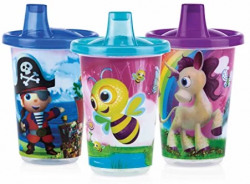 Nuby Printed Wash Toss Spout Cups Set Of 3