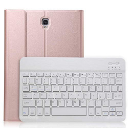 MChoice_cover Samsung Galaxy Tab S4 T830 T835 10.5 Tablet Bluetooth Keyboard Leather Case Cover Size: for Samsung Tab S4 10.5” T830/T835/T837 2018 Rose Gold