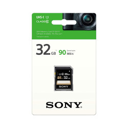  Sony 32GB 90 MB/s UHS-I Class 10 SDHC Memory Card (SF-32UY3/T)