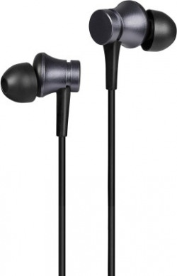 Mi Basic Wired Headset with Mic(Black, In the Ear)