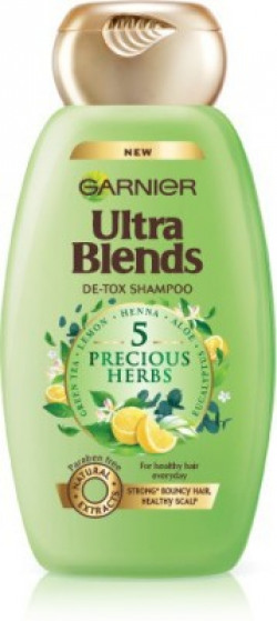 Garnier Ultra Blends Shampoo, 5 Precious Herbs(340 ml)