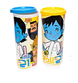 Signoraware Jumbo Tumbler (Roll No. 21), 500ml+500ml, Set of 2, Multicolour