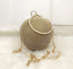 Tooba Handicraft Party Wear Beautiful Round Box Clutch January