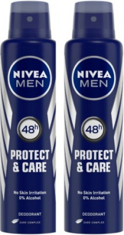 Nivea Men Fresh Power Boost Deodorant Body Spray  -  For Men(300 ml, Pack of 2)