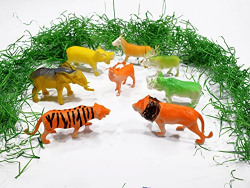 Asian Hobby Crafts Detachable Plastic Animals (Set of 8)