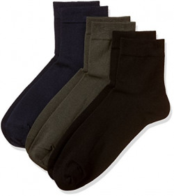 Hush puppies Men's Ankle Socks (Pack of 3)(HOSN524_Multicolor_Free)