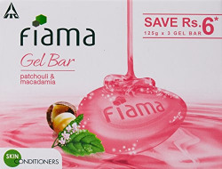 Fiama Di Wills Patchouli & Macadamia Soft Glowing Skin Gel Bar, 125g (Pack Of 3)