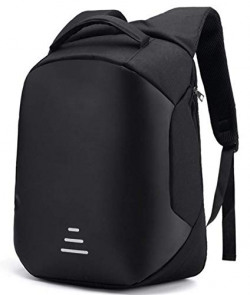 Deals Outlet Anti Theft Backpack with USB Charging Port 15.6 Inch Laptop Bagpack Waterproof Casual Unisex Bag for School College Office Suitable for Men Women (Black)