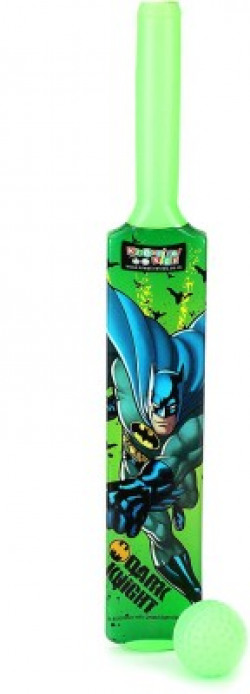 Batman Kids First Plastic Bat & Ball Cricket Kit
