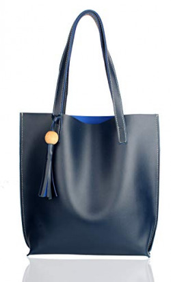 Mammon Women's PU Handbag (Blue)