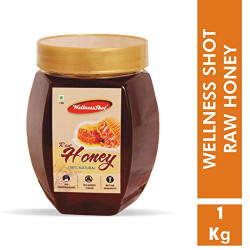 Wellness Shot Raw Honey 100% Natural Honey, 1 kg