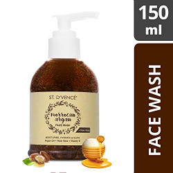 ST. D'Vence Moroccan Argan Oil and Raw Honey Face Wash, 150 ml