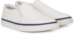 Provogue Slip on Sneakers For Men(White)
