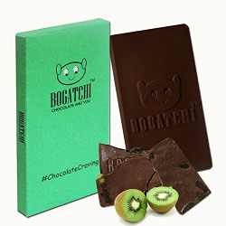 Bogatchi Dark Chocolate with Goodness Kiwi Fruit, 80g