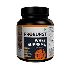 Proburst Whey Supreme - 1kg (Coffee) pack of 2