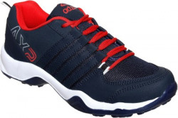 Adza Running Shoes For Men(Navy, Red)