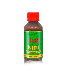 Dr. Vaidya's Huff N Kuff Syrup - Ayurvedic Cough Syrup - 100 ml (Pack of 4)