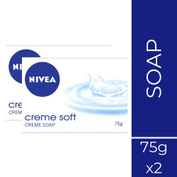  Nivea Crème Soft Soap, 75g (Pack of 2)