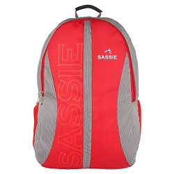 SASSIE Polyester 41 Ltr Red School Bag