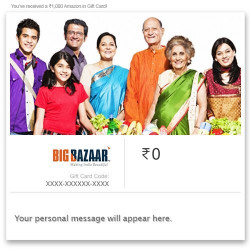 Flat 4% off at checkout Big Bazaar Digital Voucher