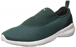 PUMA Men's Entrant Slipon Mu Idp Ponderosa Pine Black Running Shoes-10 UK (44.5 EU) (11 US) (37189701_a)
