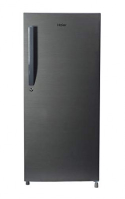 Haier 195 L 5 Star Direct-Cool Single-Door Refrigerator (HRD-20CFDS-E/ HED- 20CFDS, Brushline Silver/Dazzel Steel)