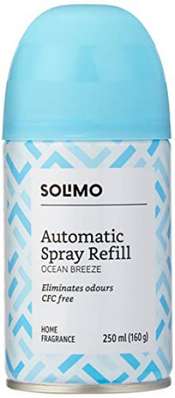 Amazon Brand - Solimo Automatic Air Freshener Refill - 250 ml (Ocean Breeze)