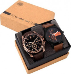 keepkart Brown Designer Watches Combo For Couple And Boys And Girls Analog Watch  - For Men