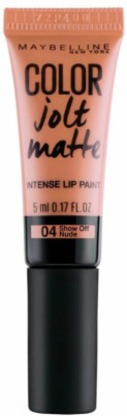 Maybelline Color Jolt Matte Lip Paint(Show Off Nude, 5 ml)