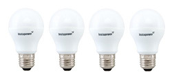 Instapower Base E27 7-Watt LED Bulb (Cool Day Light and Pack of 4) (Cool Day Light)