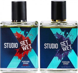 Set wet studio x Perfume Spray For Men, Edge & Impact Combo Set(Set of 2)