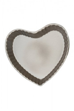 Tosaa Heart Aluminium Cake Mould, 24cm, Silver