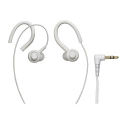 Audio-Technica ATHCOR150WH Ear-Hook Headphones (White)