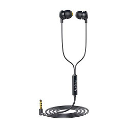 Infinity (JBL) Zip 20 in-Ear Deep Bass Headphones with Mic (Charcoal Black)