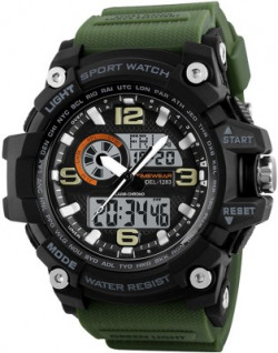 TIMEWEAR 1283GREENTW Timewear Military Series Analogue Digital Black Dial Watch for Men Analog-Digital Watch  - For Men